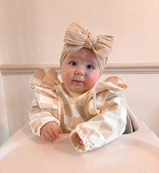 Skin larger double bow headband (knitted)