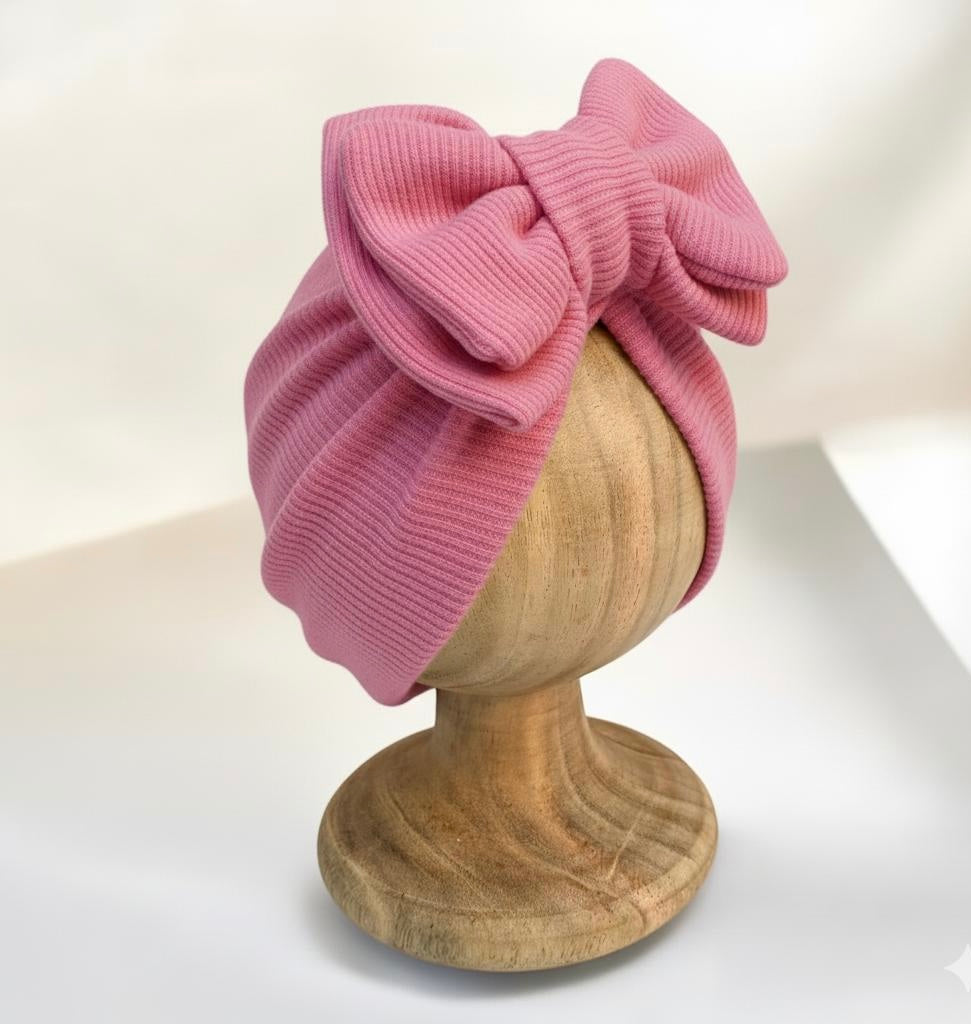 baby bow caps