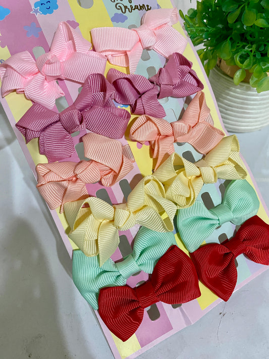 My first bow clips set