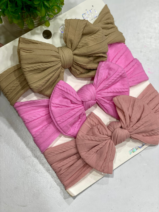 My first 12 bow headbands set