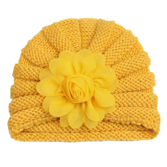 mustard wool cap