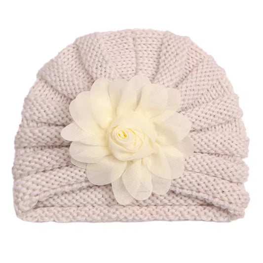 white wool cap 0-1 year