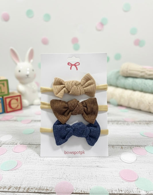 set of 3 cute mini bows
