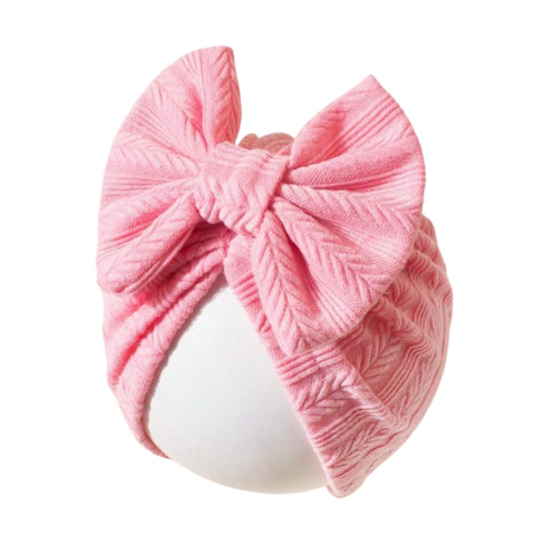 pink bow cap