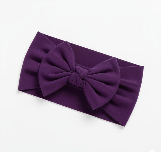 grape nylon soft headband